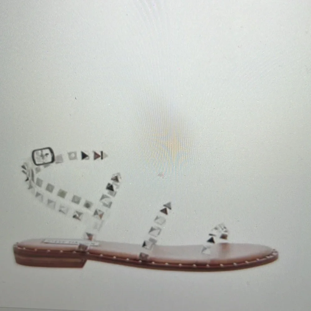 NWOT Brand new! Steve Madden Travel Clear Sandals in Size 7.5. Still in Box - Picture 8 of 15